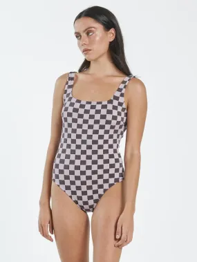 Aalto Rib One Piece - Washed Cocoa