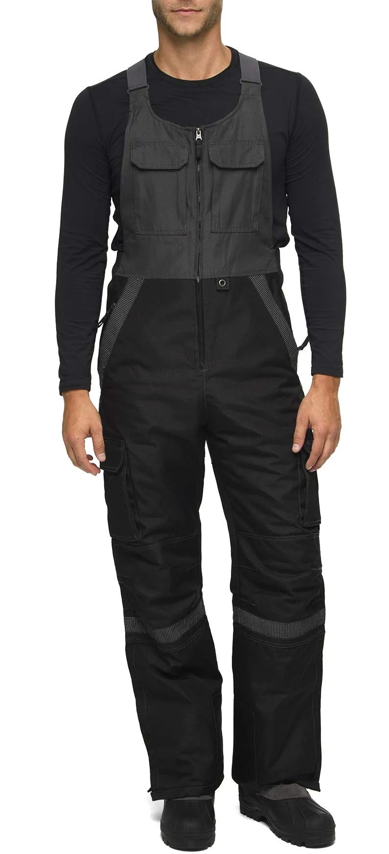 Arctix Men's Tundra Ballistic Bib Overalls With Added Visibility