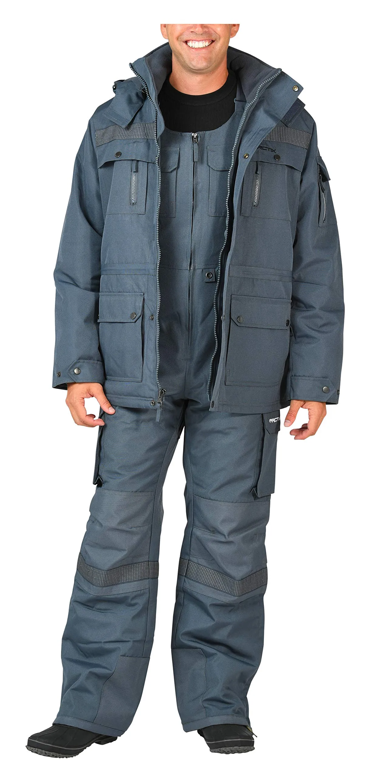 Arctix Men's Tundra Ballistic Bib Overalls With Added Visibility