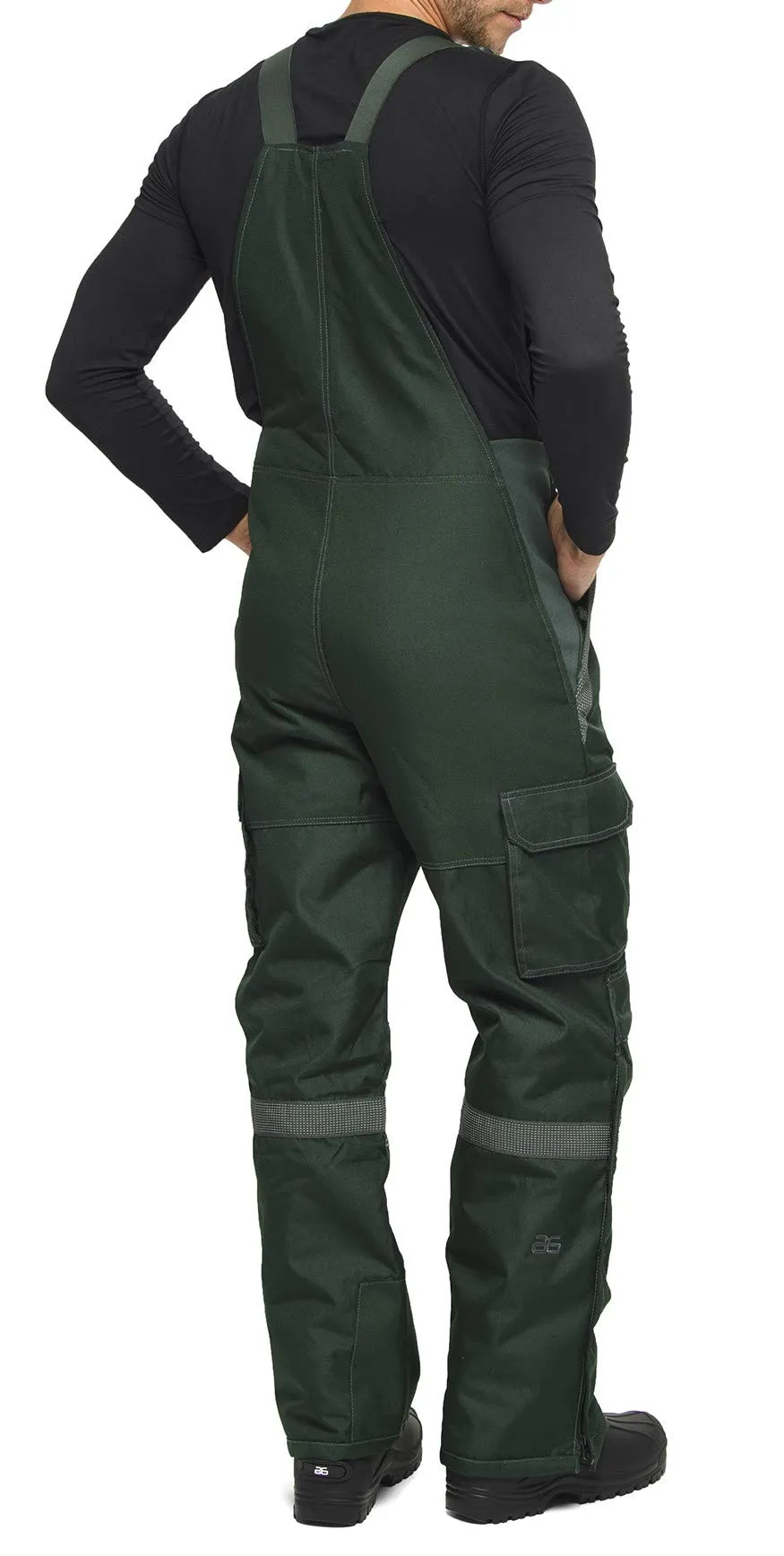 Arctix Men's Tundra Ballistic Bib Overalls With Added Visibility