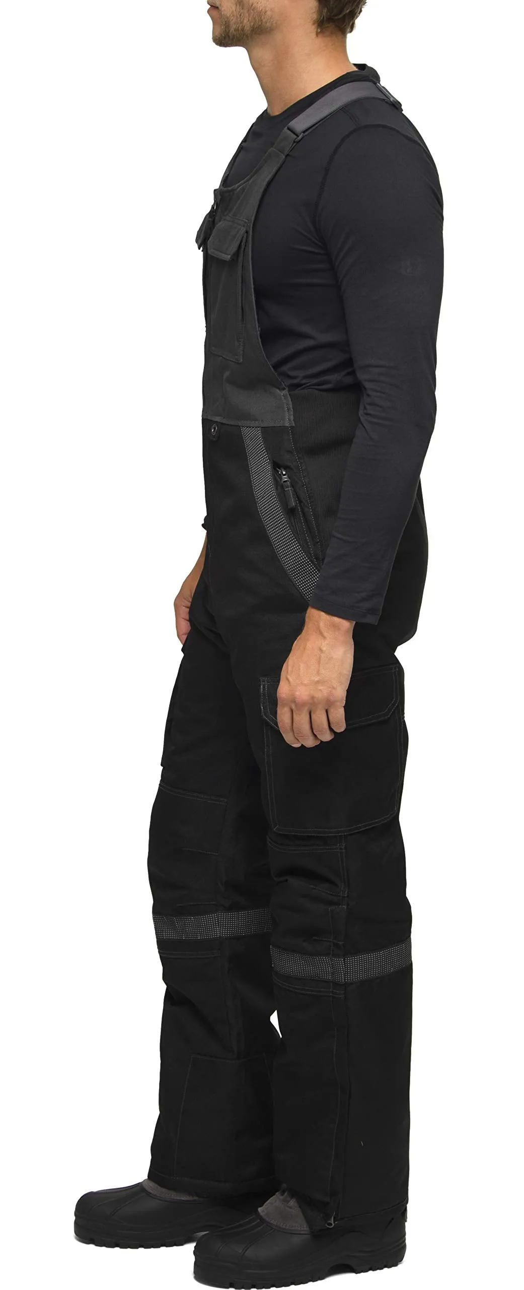 Arctix Men's Tundra Ballistic Bib Overalls With Added Visibility