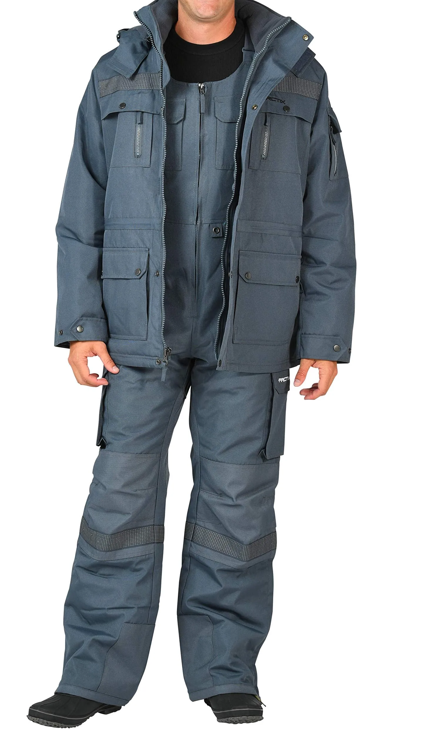 Arctix Men's Tundra Ballistic Bib Overalls With Added Visibility