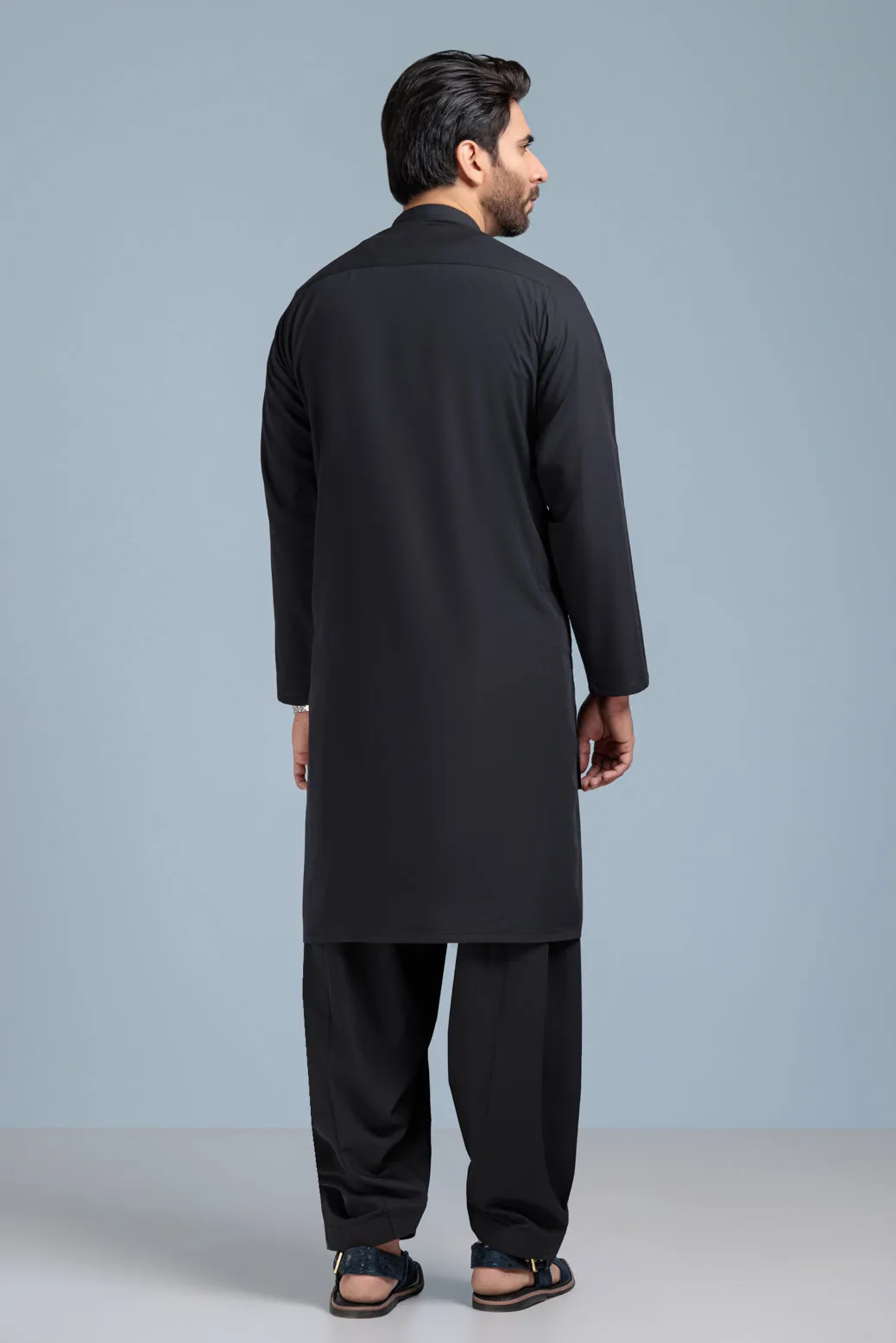 BLACK-BLENDED-KURTA SHALWAR (KSRS23-040)