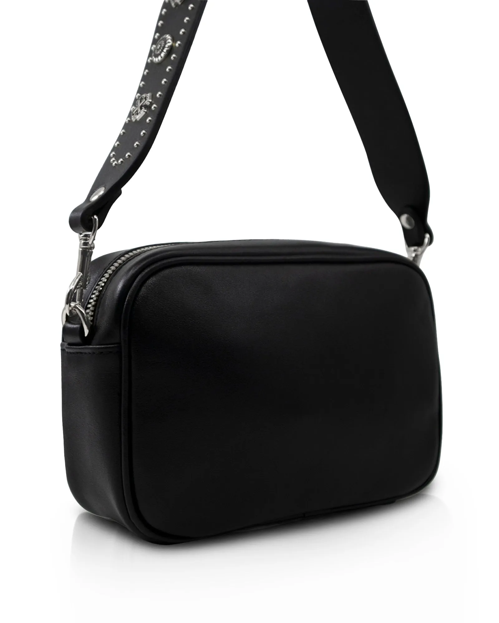 Camera Bag Studded - Black / Silver