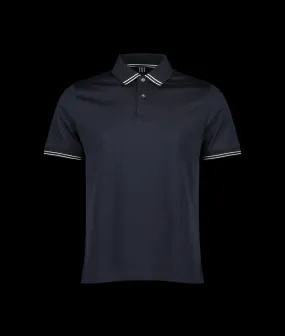 Clare Tipped Polo	 - Navy