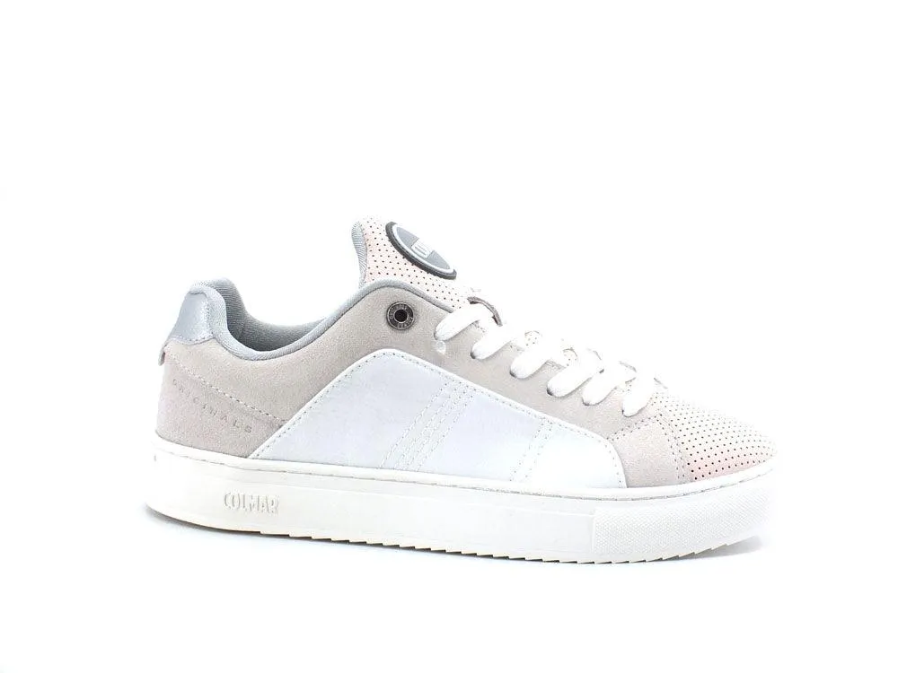 COLMAR Bradbury Prime Sneaker Lamè White Blush Pink BRADBURYPRIME081