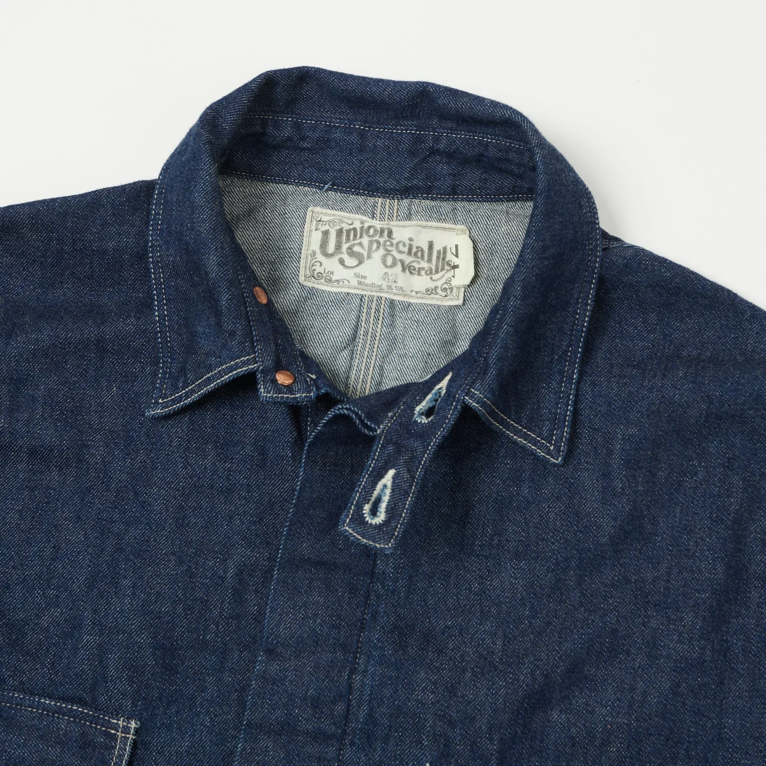 Freewheelers 10oz Denim 'Union Special' Overalls - One Wash