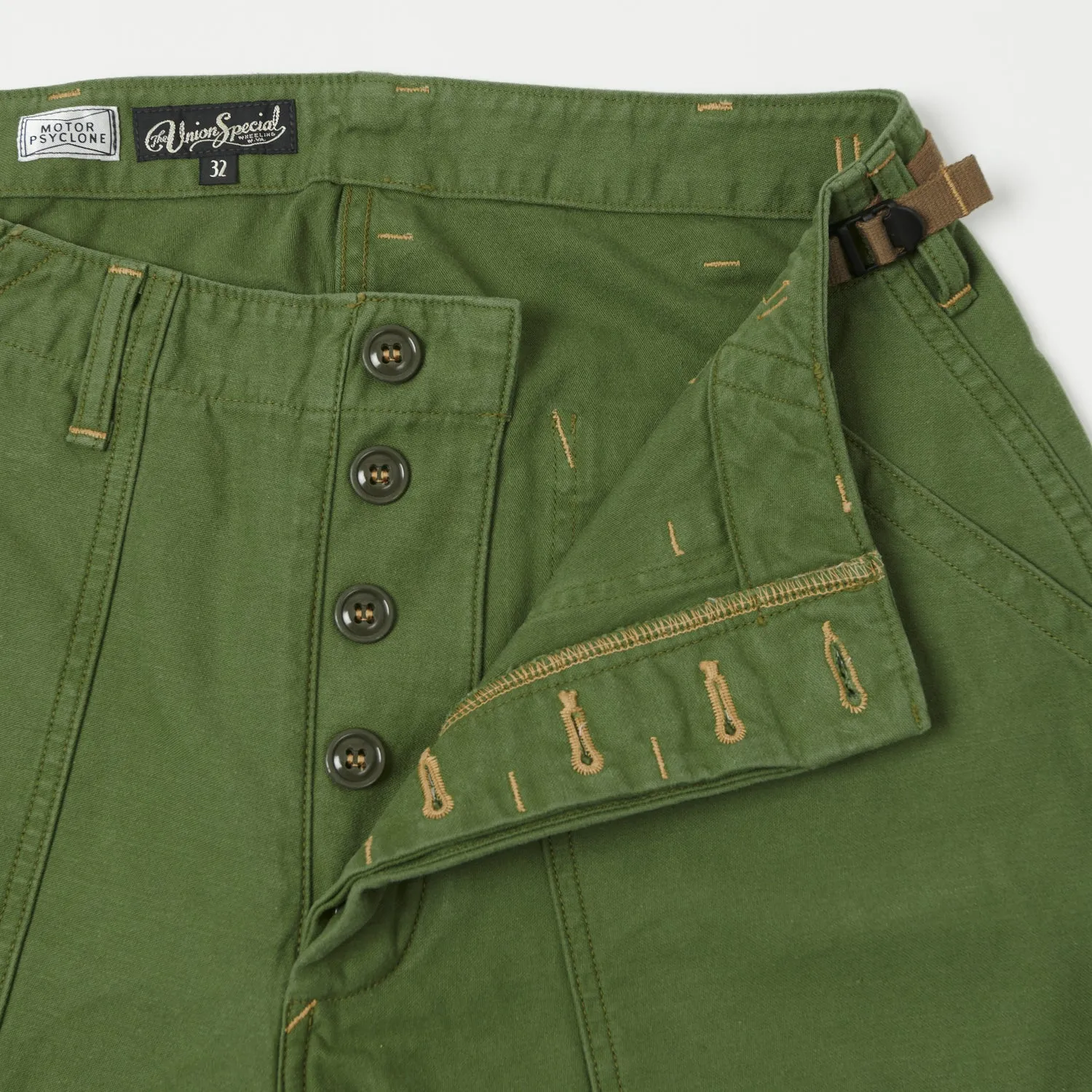 Freewheelers 'Garage Crew' Work Short - Green