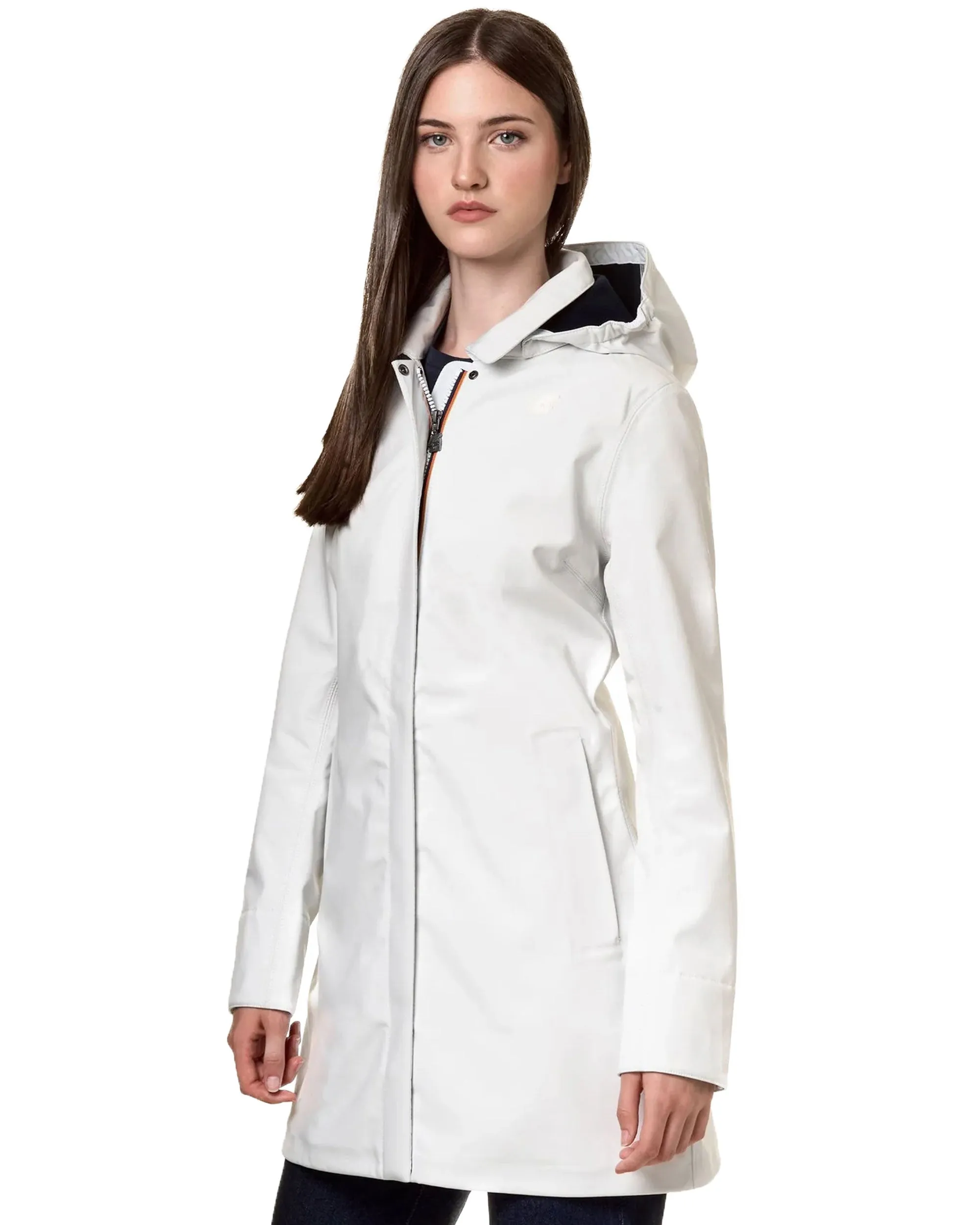 Giacca Donna K-Way Mathy Bonded Bianco