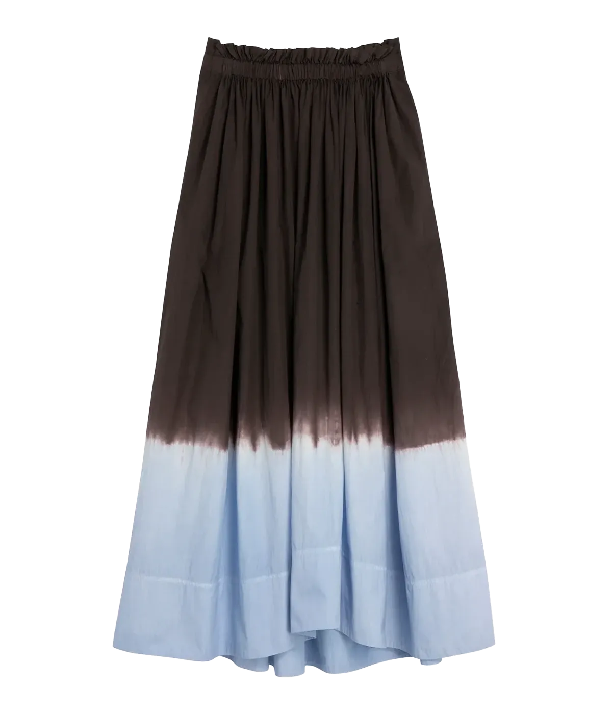 Gina Skirt in Sky Blue and Fudge