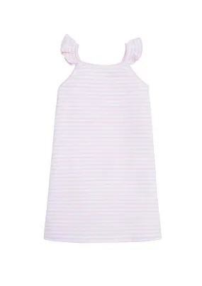 Harbor Dress - Light Pink Stripe