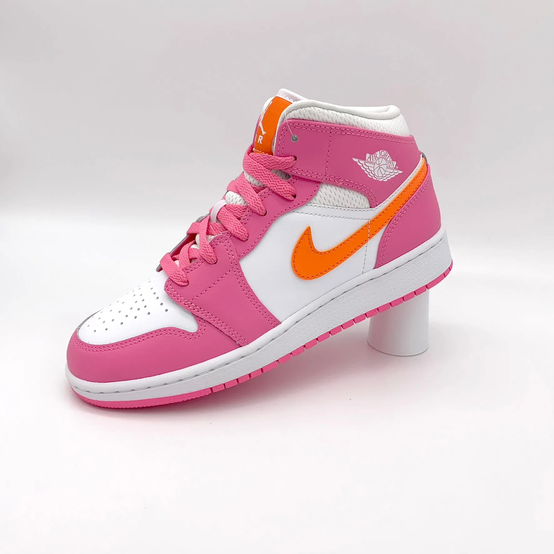 Jordan 1 Mid Pinksicle Safety Orange