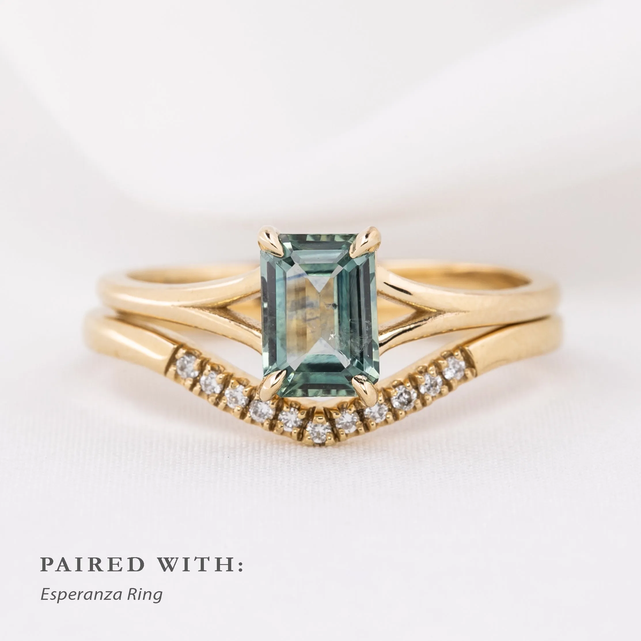 Kylie Setting (Emerald cut, Radiant cut)