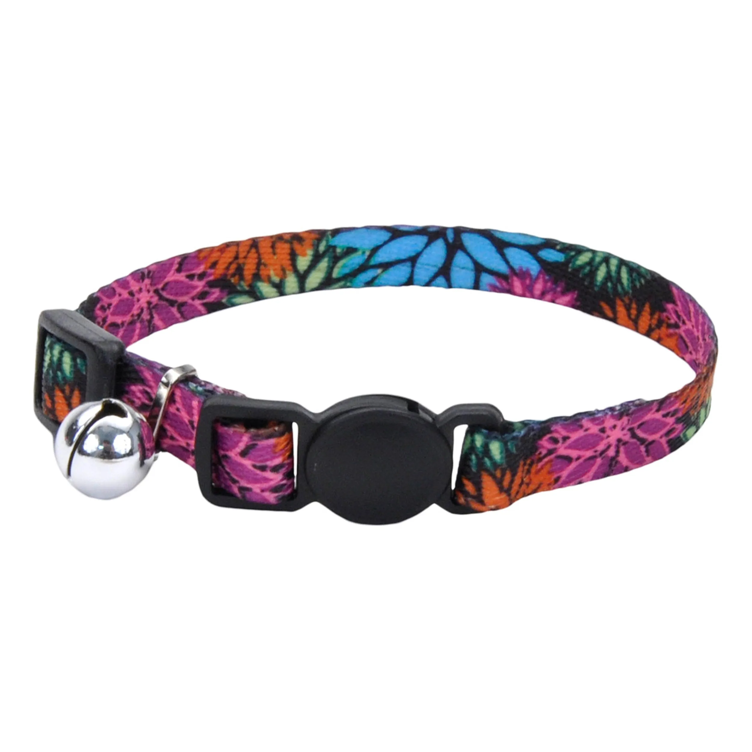 Li'l Pals Adjustable Breakaway Kitten Collar, Wildflower