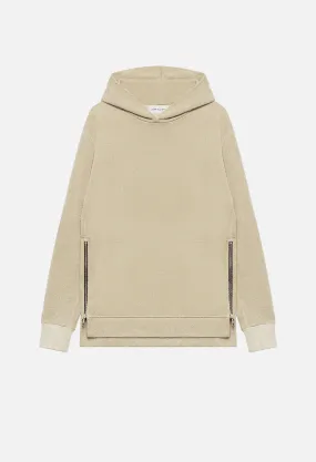 Loopwheel Nep Hooded Villain / Flax