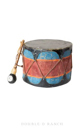 Miscellaneous, Ceremonial Drum, Pueblo, Vintage ‘60s, 767