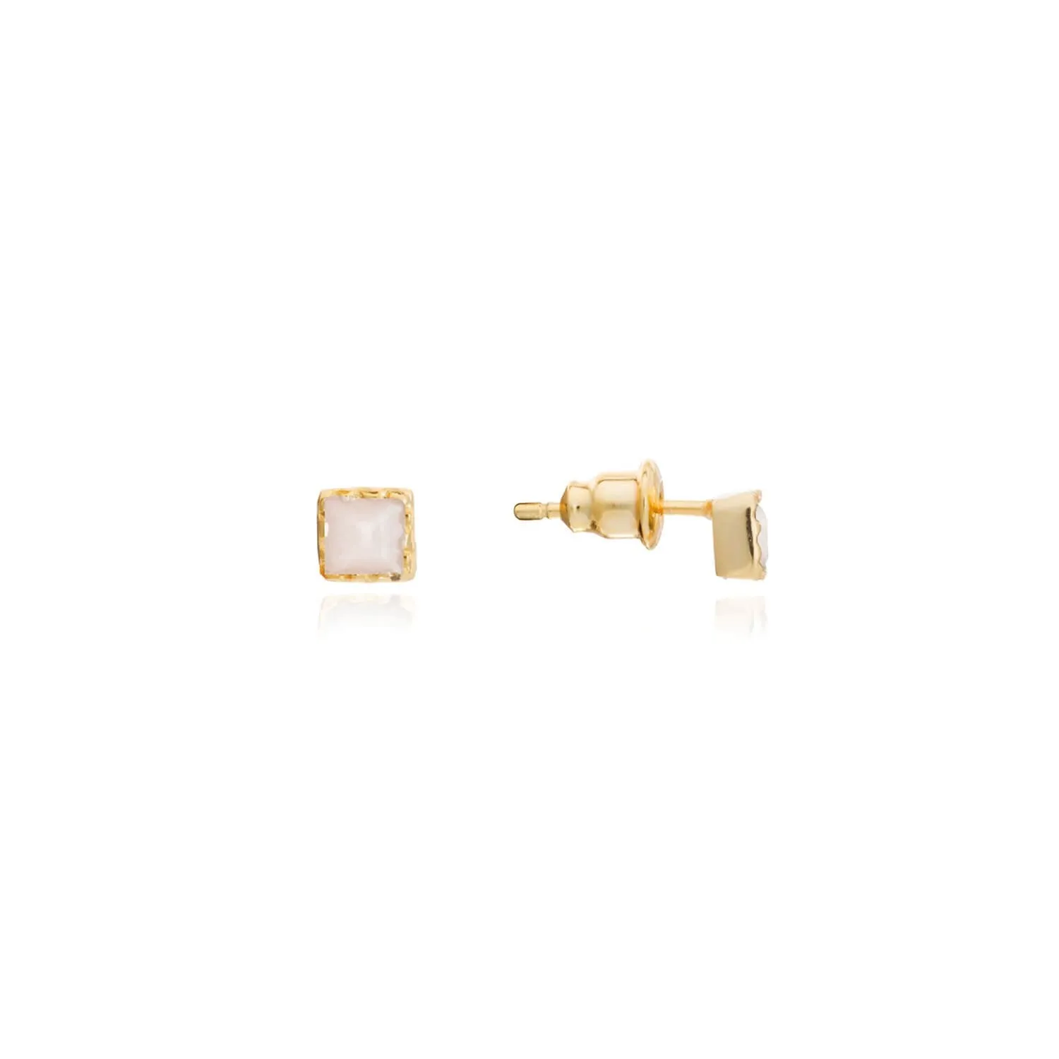 Mosaic Square Ear Stud