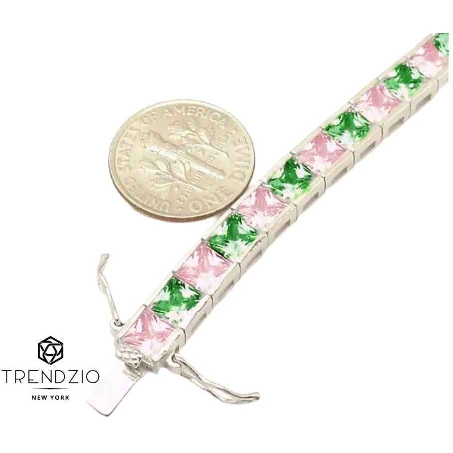 Pink and Green Princess Bracelet