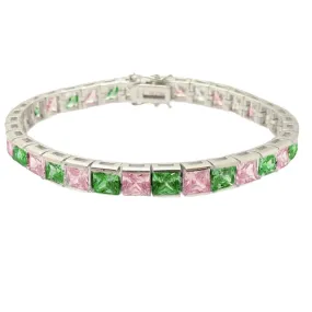 Pink and Green Princess Bracelet