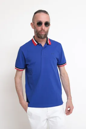 Polo Collar Multistripes El - Royal