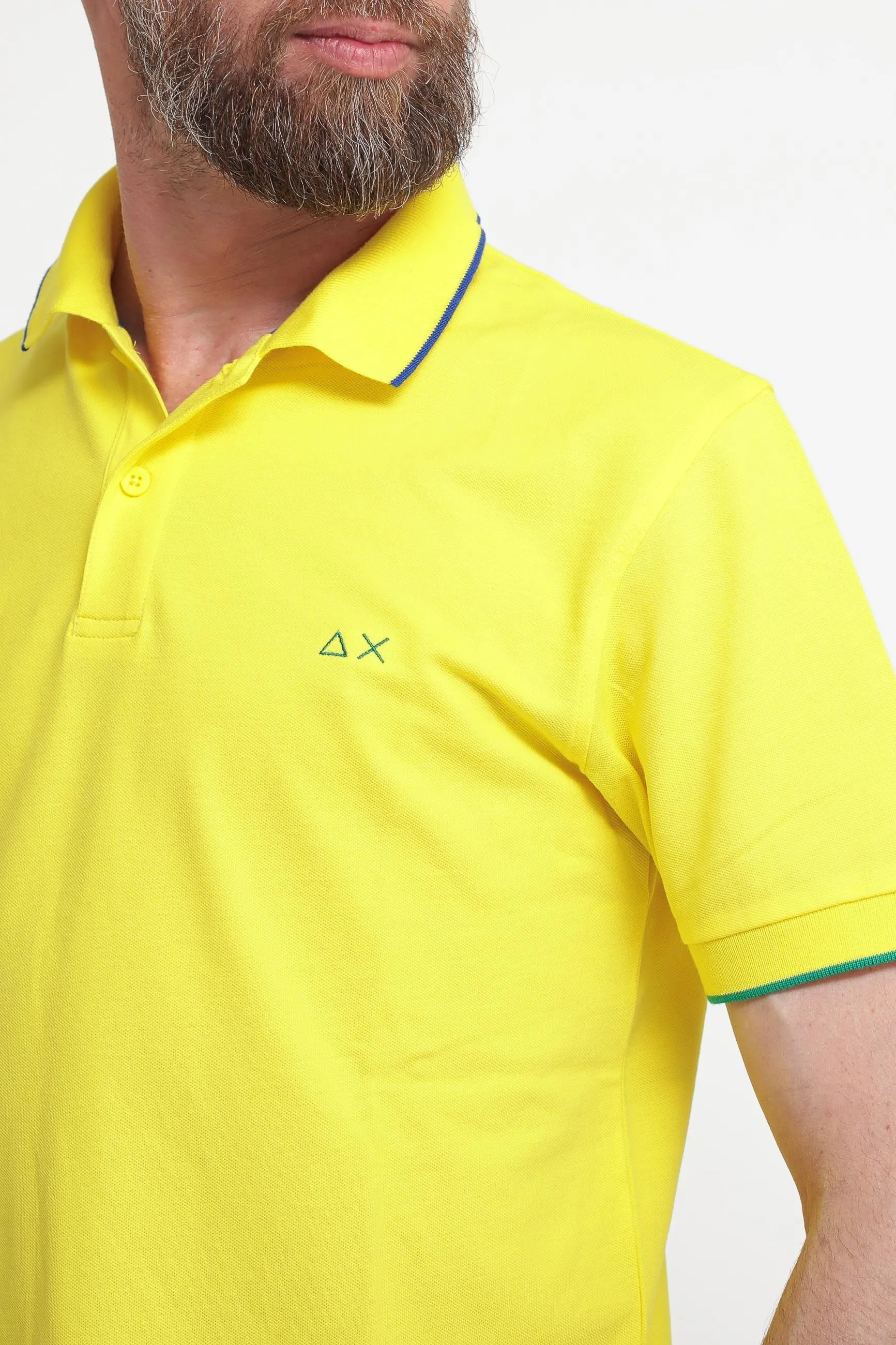 Polo Small Sriper On Collar El - Giallo