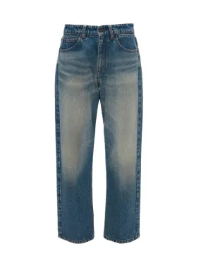 Relaxed Straight Jean in Antique Indigo Wash