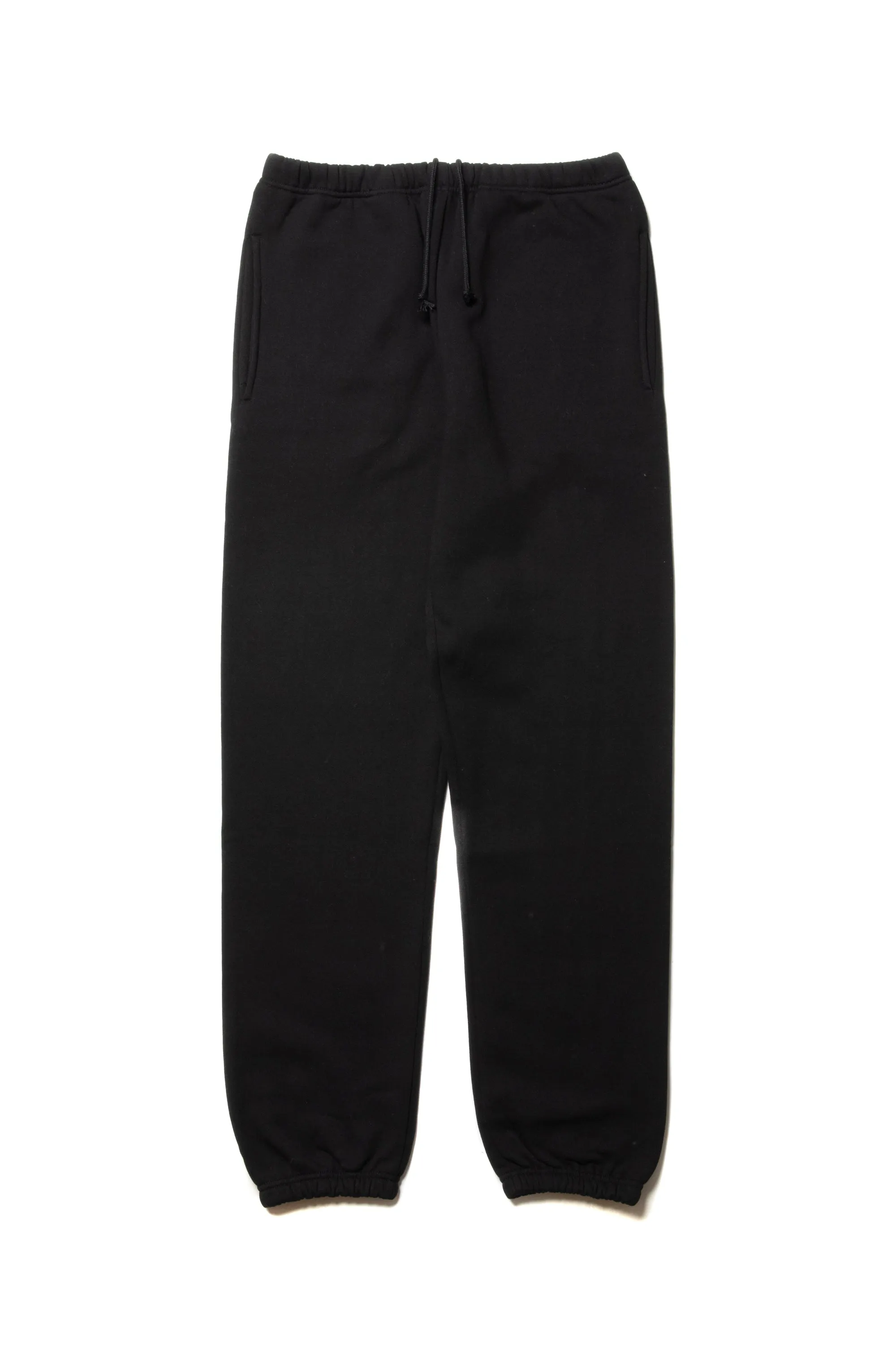 SIDE LOGO EMBROIDERED SWEATPANTS BLACK