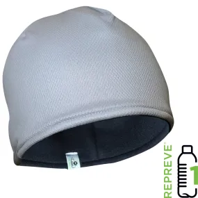 Sport Silver Black ECO Multisport Reversible Fleece Beanie