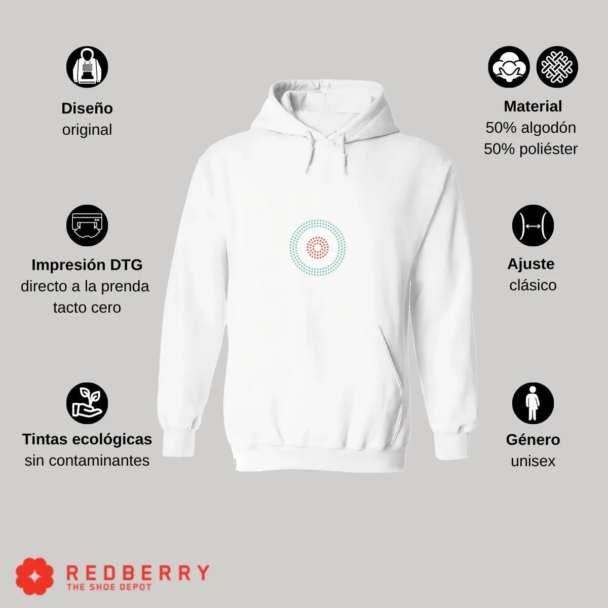 Sudadera Hombre  Hoodie Geometría Diseo Frases 017