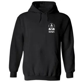 Sudadera Hombre Hoodie Nasa Cohete Espacial Escudo