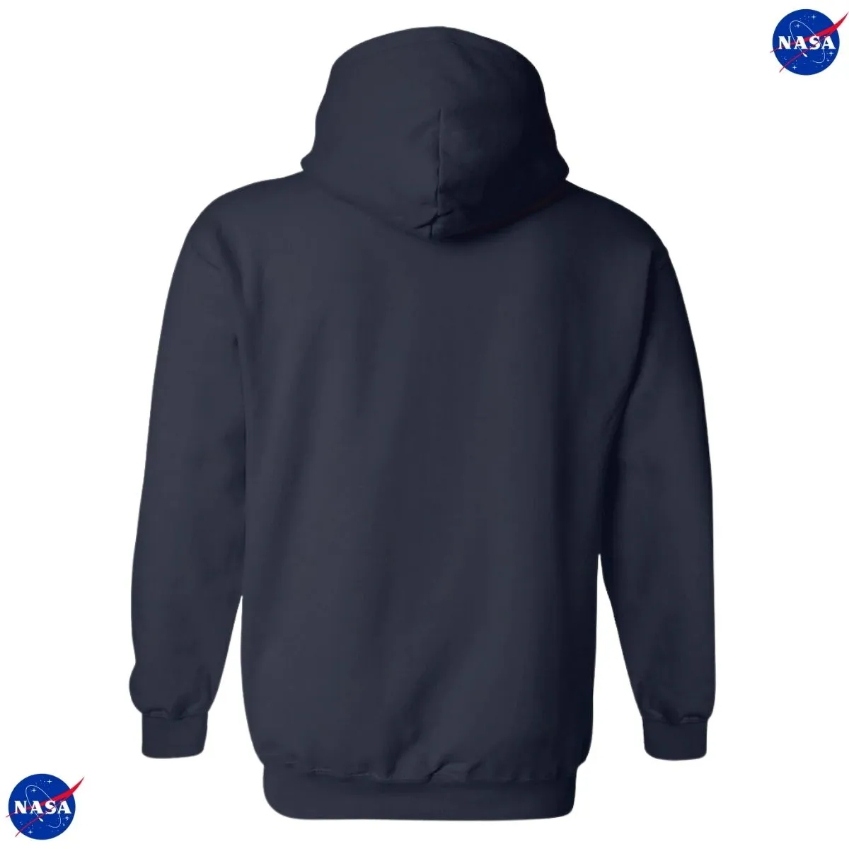 Sudadera Hombre Hoodie Nasa Cohete Espacial Escudo