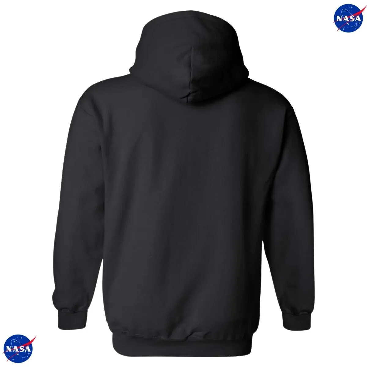 Sudadera Hombre Hoodie Nasa Cohete Espacial Escudo