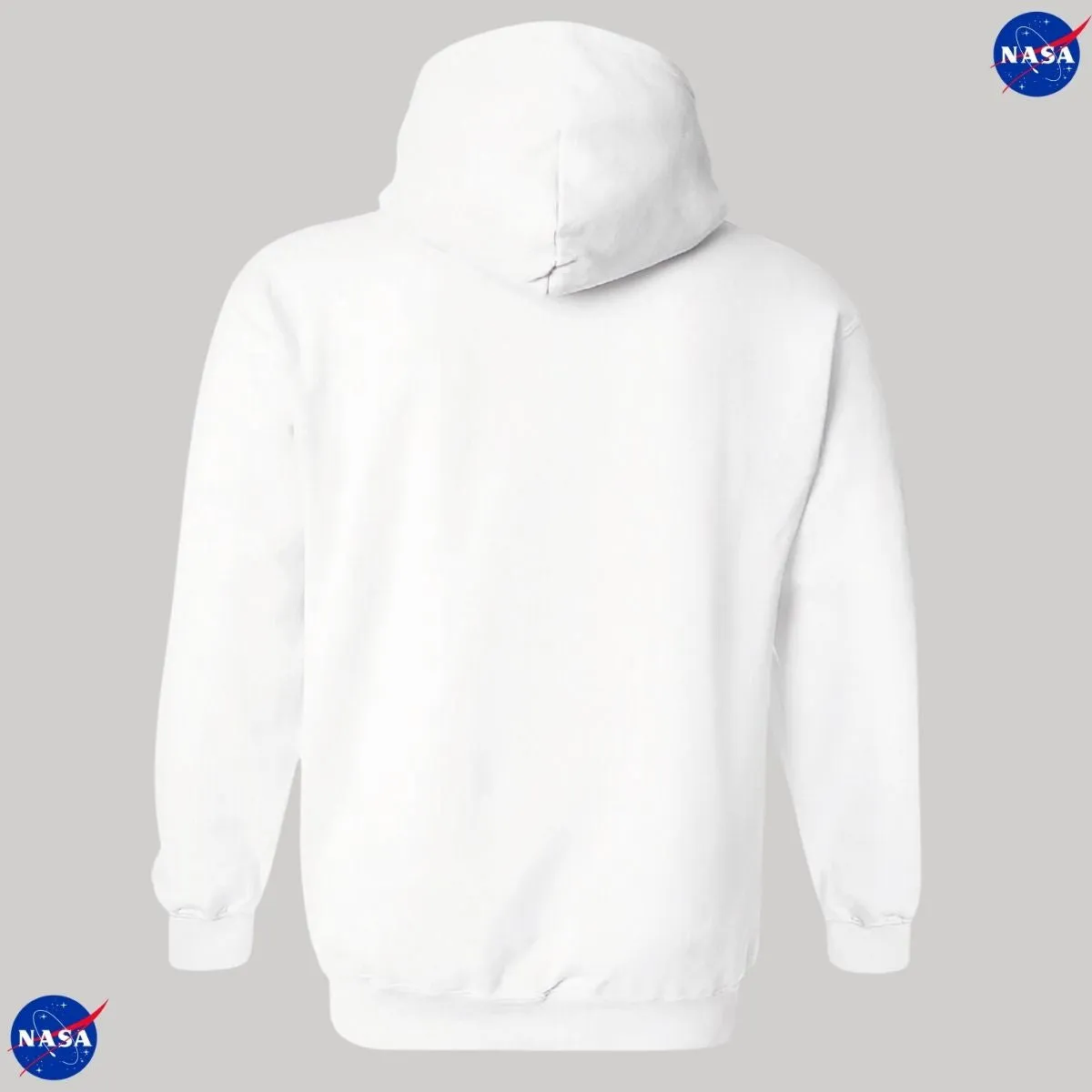 Sudadera Hombre Hoodie Nasa Cohete Espacial Escudo