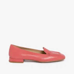 Tea rose women's leather loafer