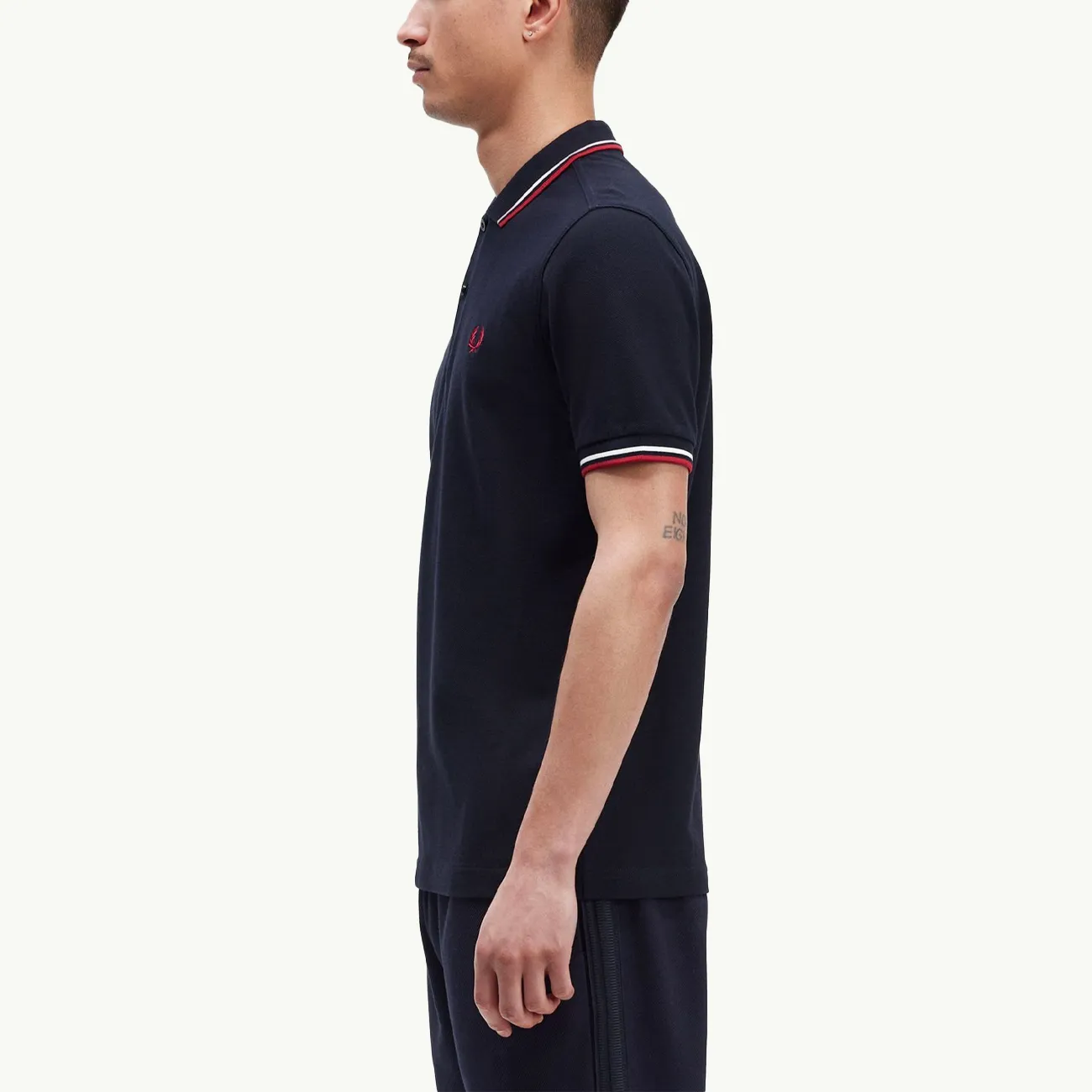 Twin Tipped Shirt - Navy/White/Red