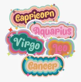 Zodiac Stickers